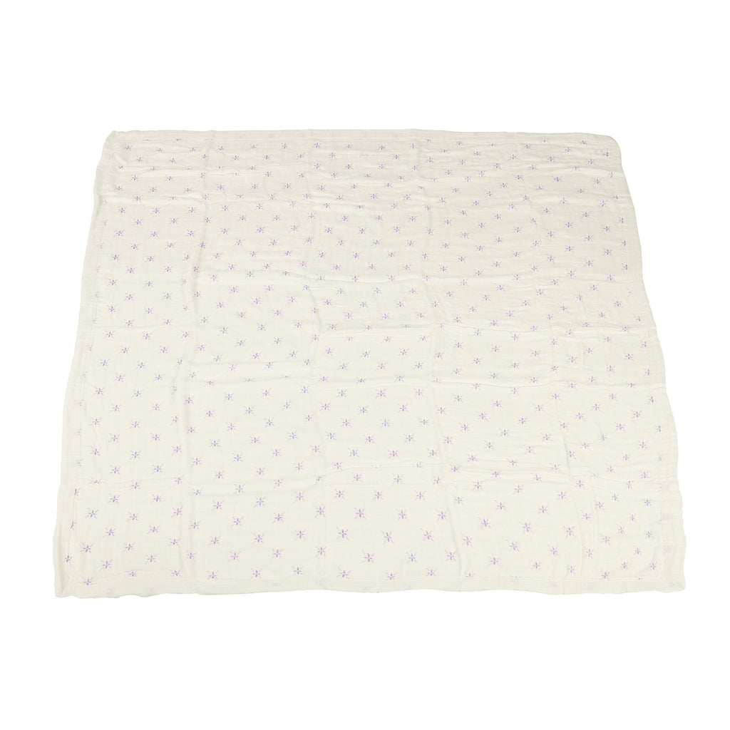 Watercolor Star & White Newcastle Blanket - Artisan Home Décor