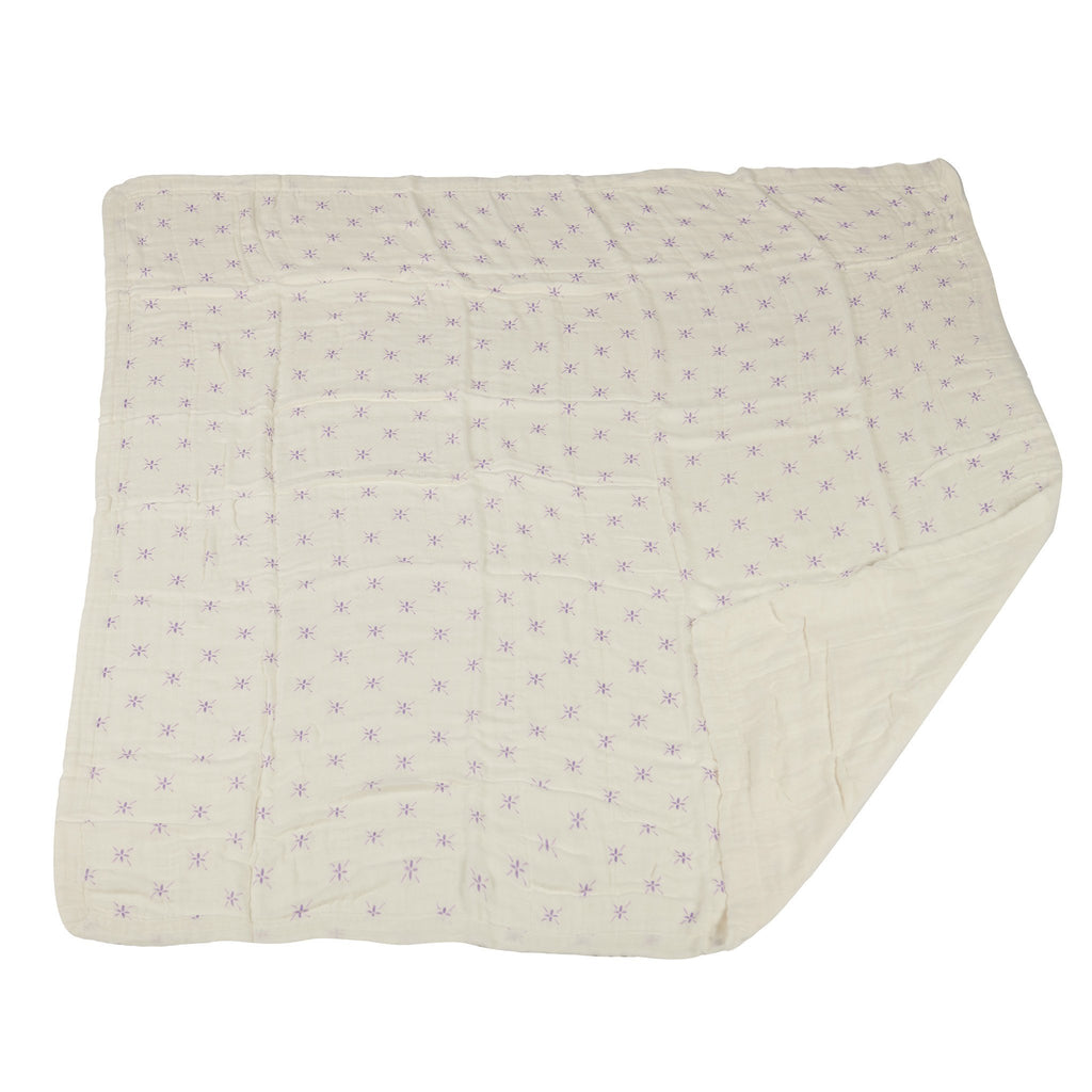 Watercolor Star & White Newcastle Blanket - Artisan Home Décor