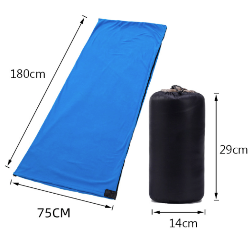 Lightweight Polar Fleece Camping Sleeping Bag - Spiritual & Wellness