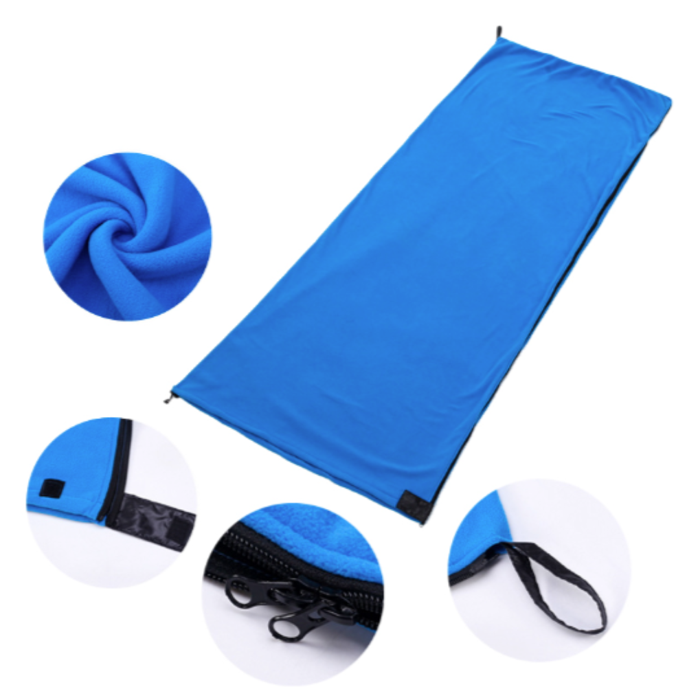 Lightweight Polar Fleece Camping Sleeping Bag - Spiritual & Wellness