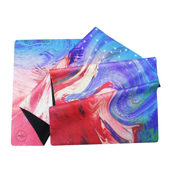 Suede & Natural Rubber Travel Yoga Mat - Spiritual & Wellness