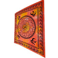 Sunburst Aum Shanti Sanskrit Tapestry - Spiritual & Wellness