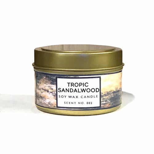 Tropic Sandalwood Soy Wax Candle - Spiritual & Wellness