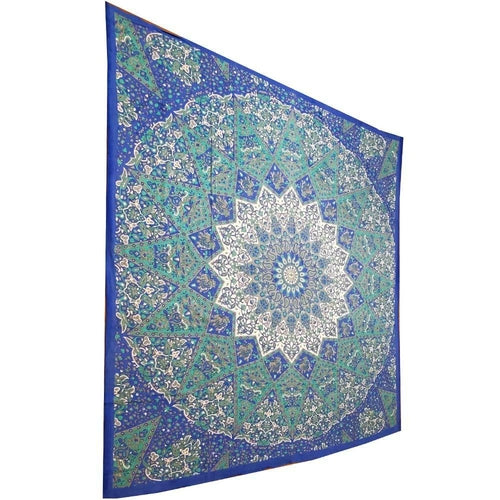 Chakra Star Indian Elephant Mandala Tapestry - Spiritual & Wellness