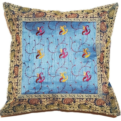 Jacquard Embroidery Patchwork Cushion Cover - Artisan Home Décor
