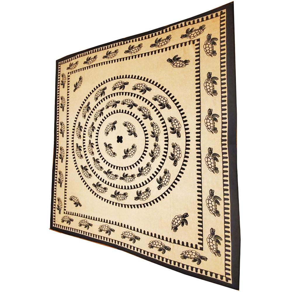 Nautical Sea Turtle Tapestry - Coastal Home Décor