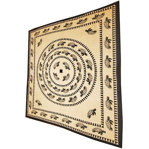 Nautical Sea Turtle Tapestry - Coastal Home Décor