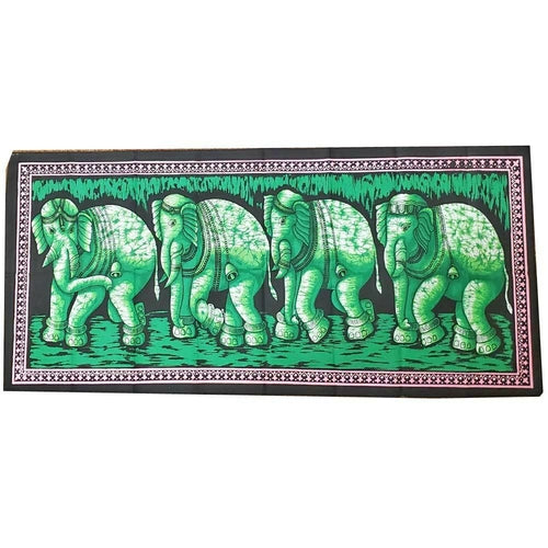 Elephant Herd Wall Banner - Artisan Home Décor