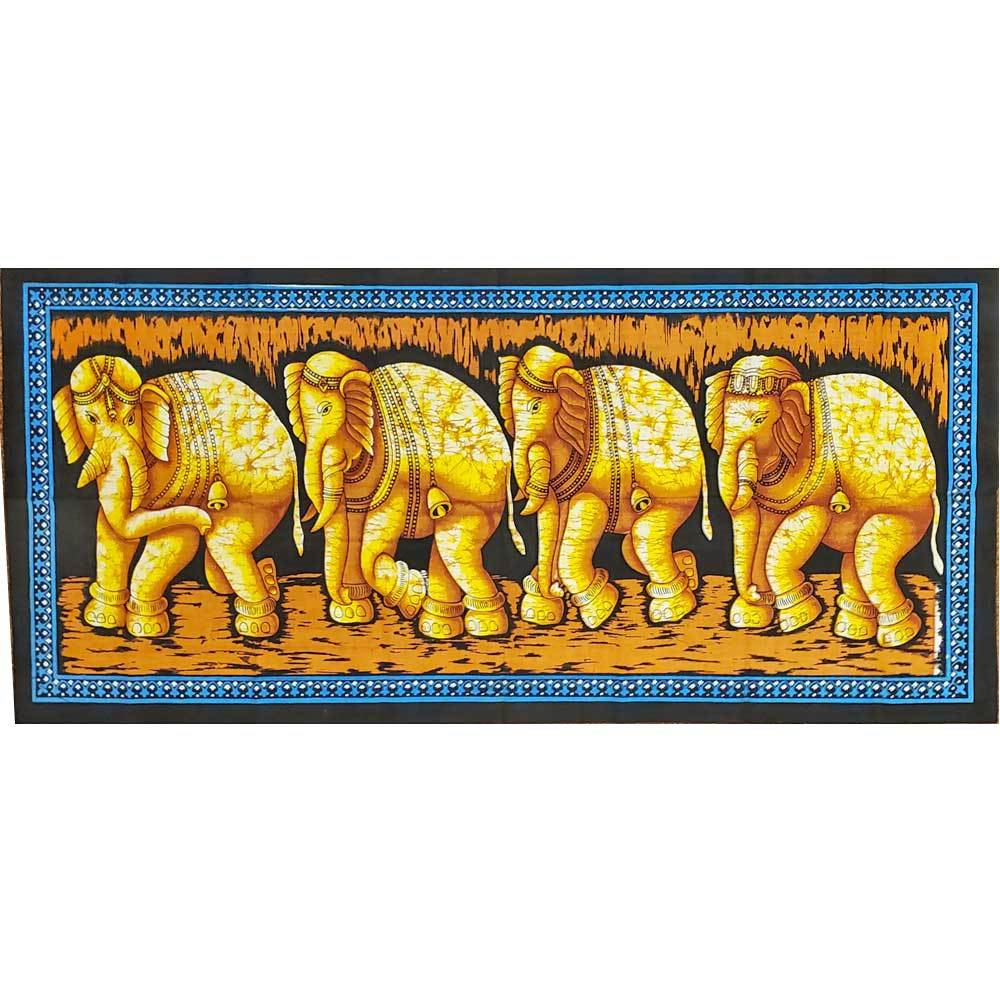 Elephant Herd Wall Banner - Artisan Home Décor