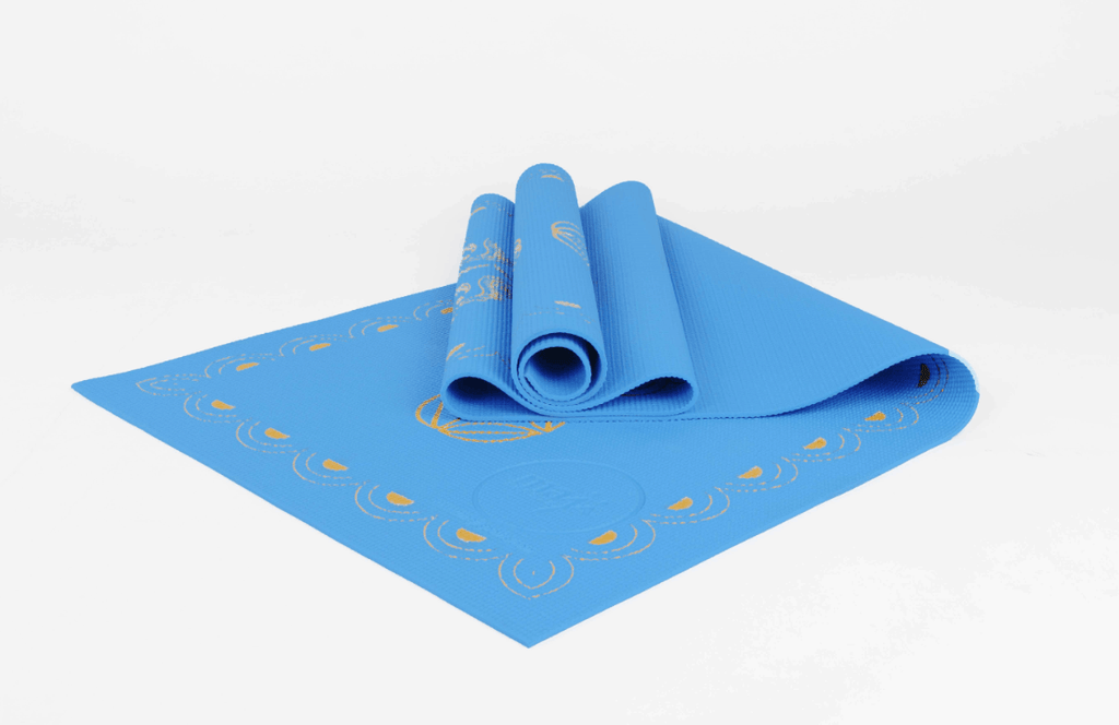 Printed PVC Premium Yoga Mat - Spiritual & Wellness