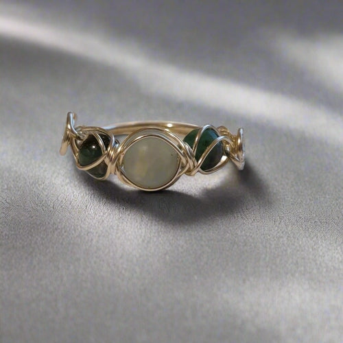Aquamarine Emerald Ring - Rings
