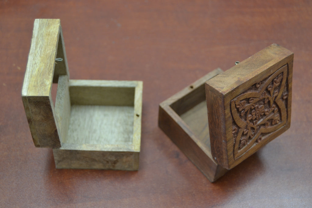 Keepsake Wood Boxes – 2 Piece Set - Home Office & Gifts
