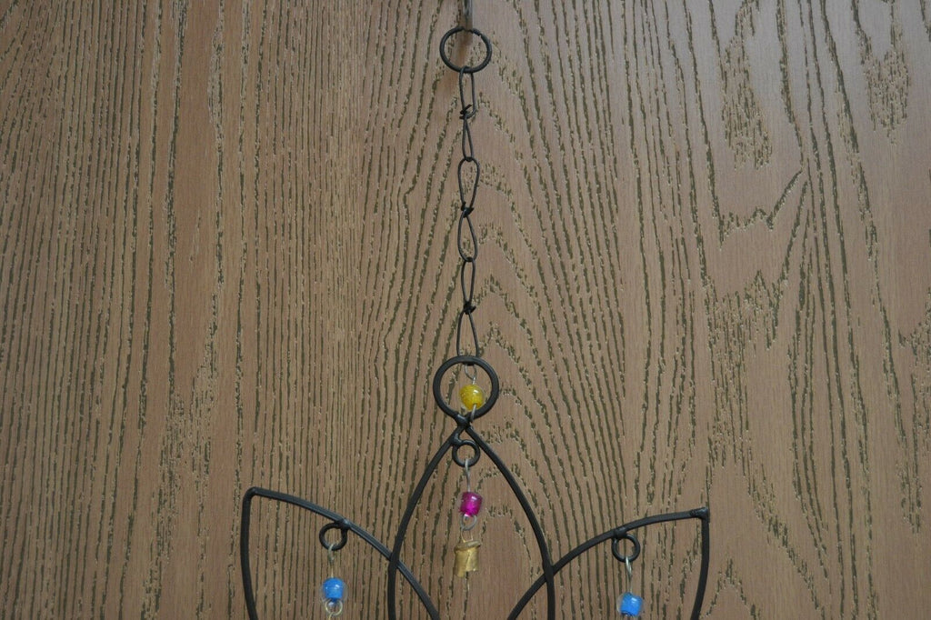 Flower Iron Bells Windchime - Rustic Home & Garden