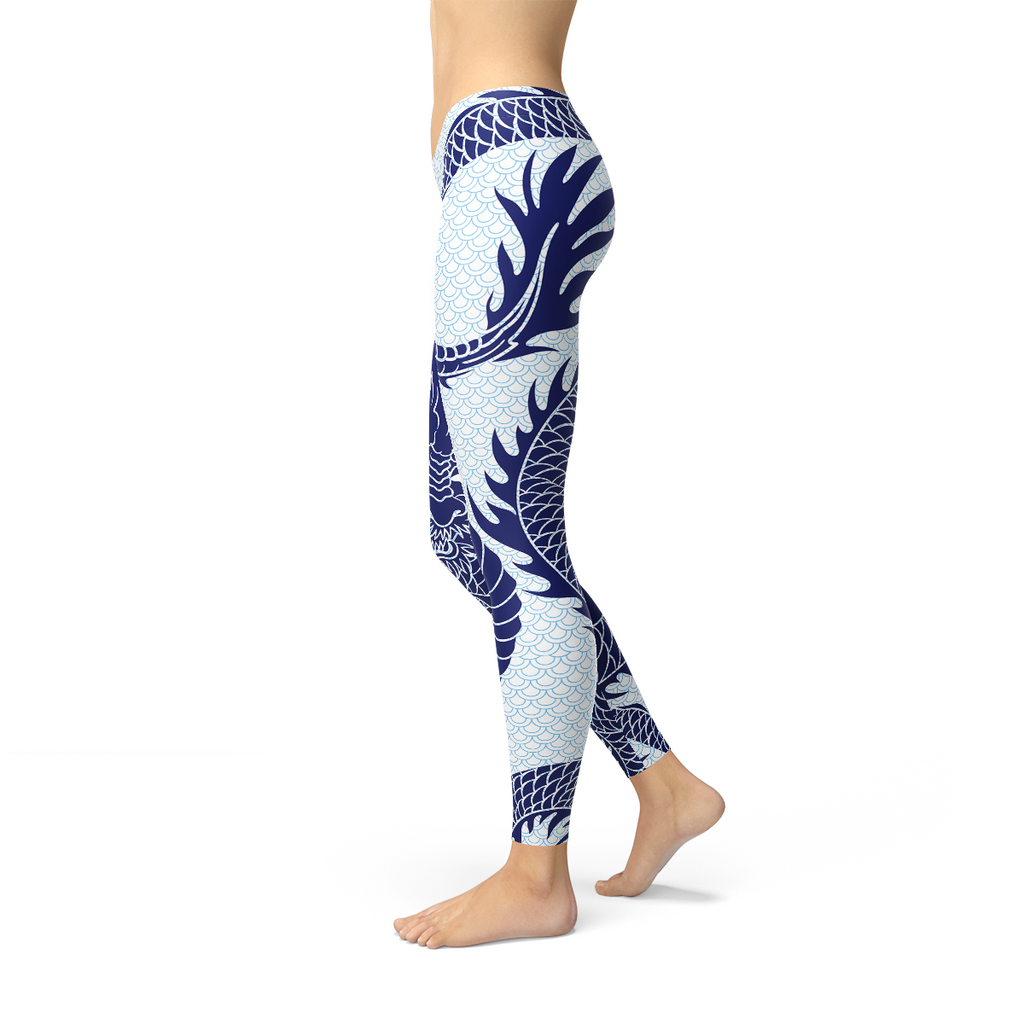Japanese Dragon Leggings - Apparel