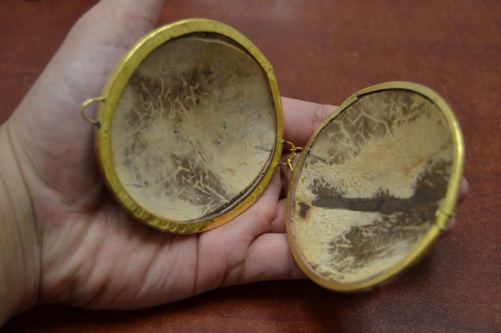 Golden Mother of Pearl Trinket Box - Coastal Home Décor