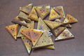 Triangle Buffalo Bone Buttons – 50 Pack - Artisan Craft Supplies