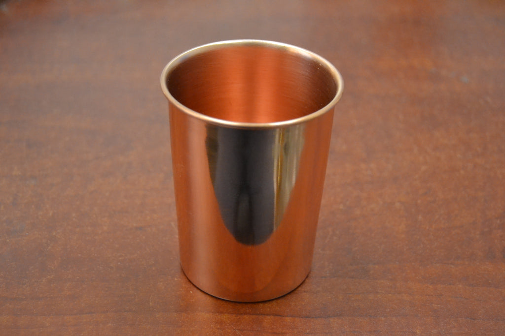 Copper Drinking Glass Cup - Spiritual & Wellness