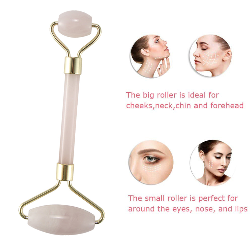 Crystal Double Head Roller Massager - Crystals & Gemstones