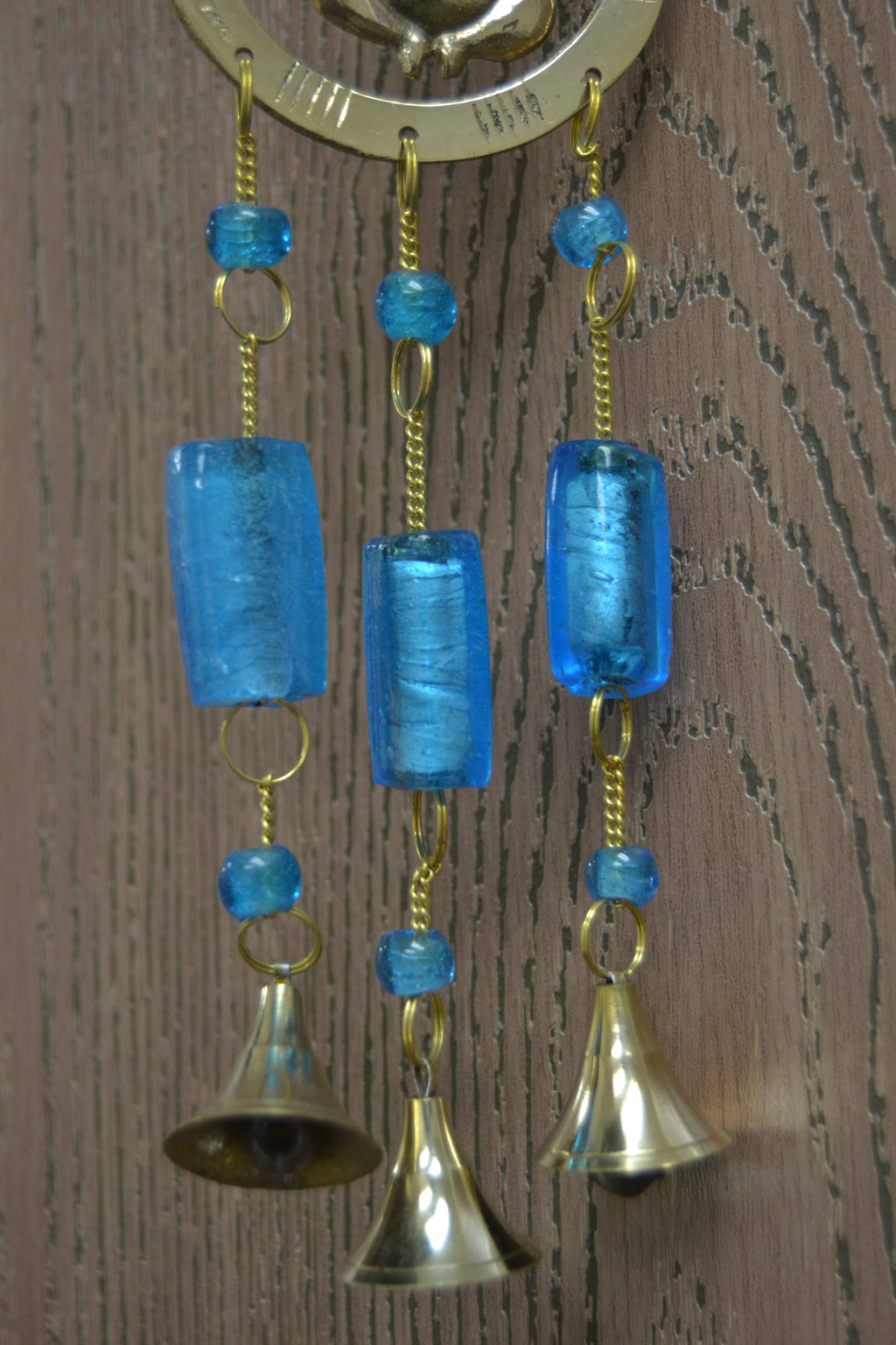 Hindu Rustic Iron Ring Windchime - Rustic Home & Garden