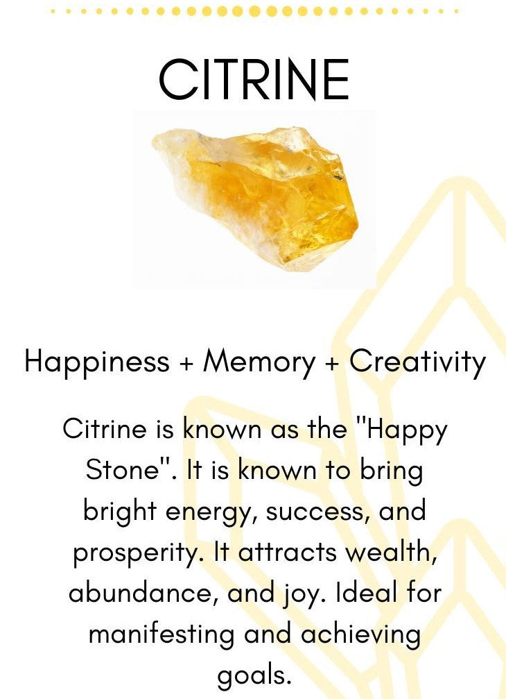 Citrine Rutilated Quartz Bracelet | Joy & Prosperity | WorthyVibe