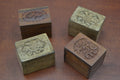 Carved Wood Boxes – 4 Piece Set - Home Office & Gifts