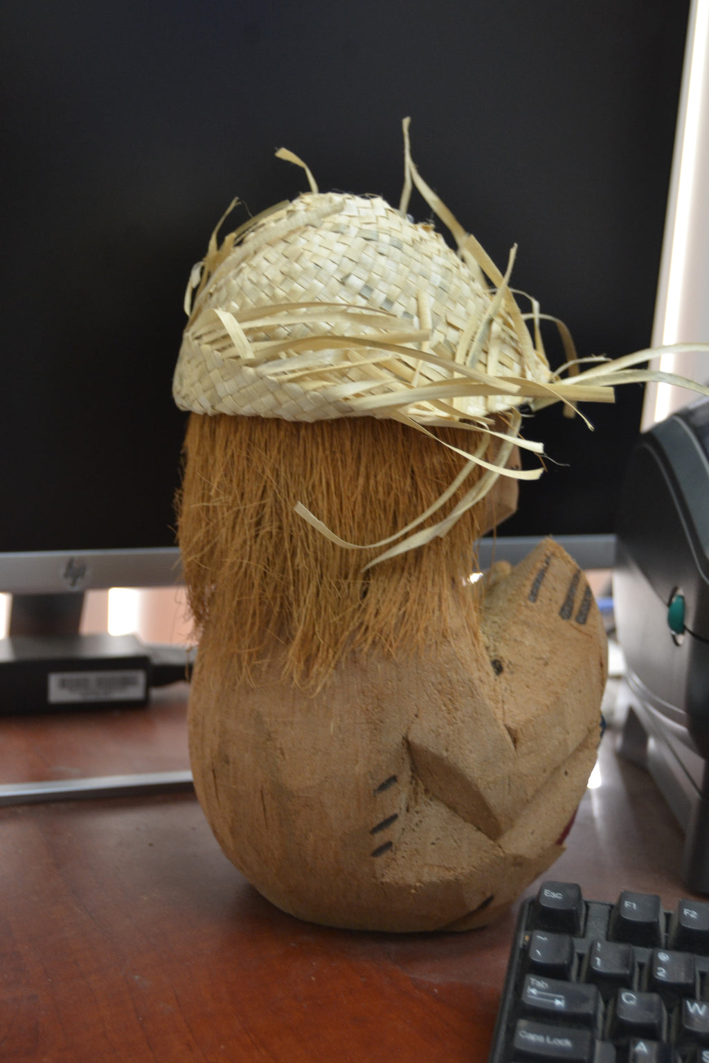 Coconut Monkey Display Stand - Coastal Home Décor