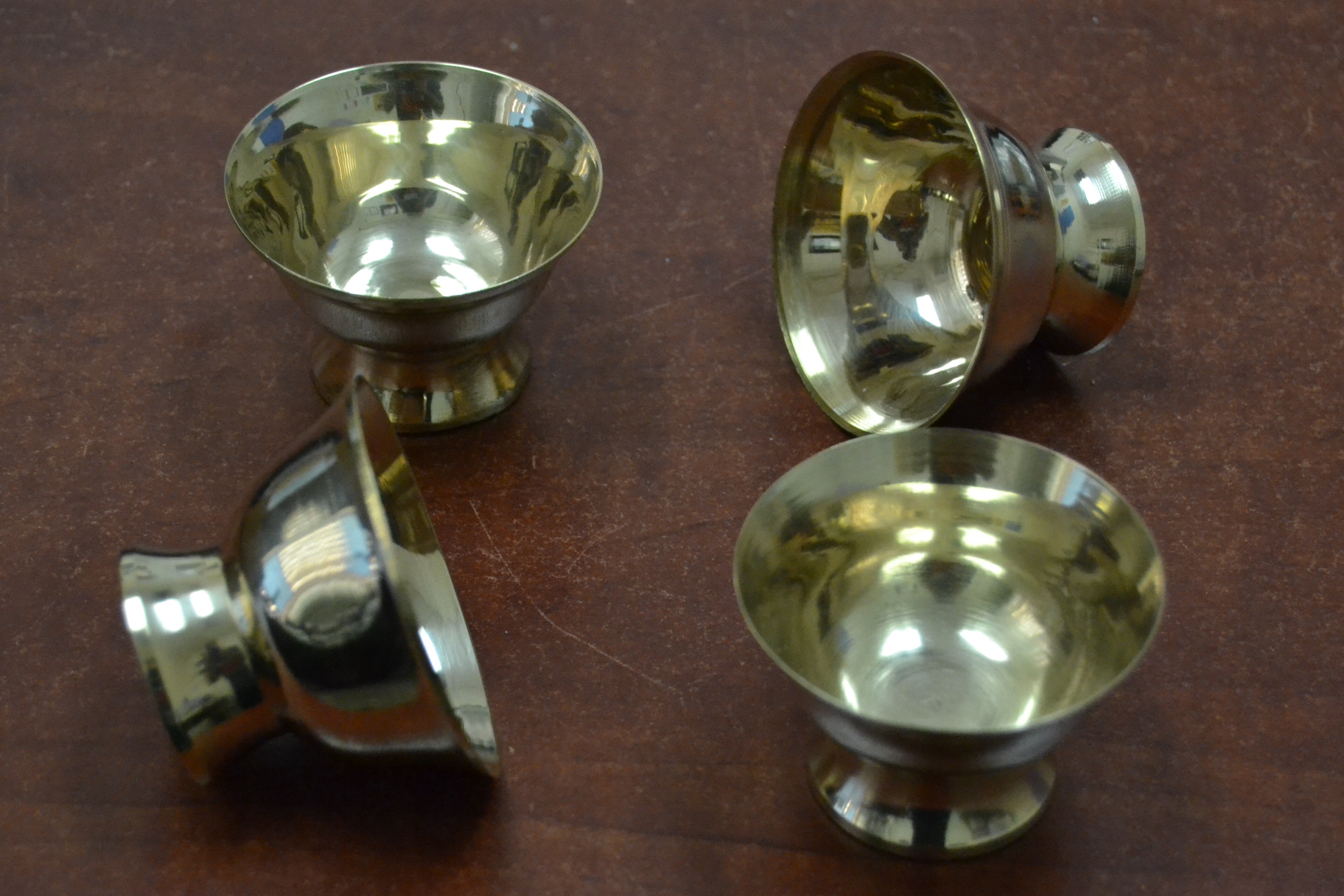 Brass Incense Burner Holders – 4 Pack - Spiritual & Wellness