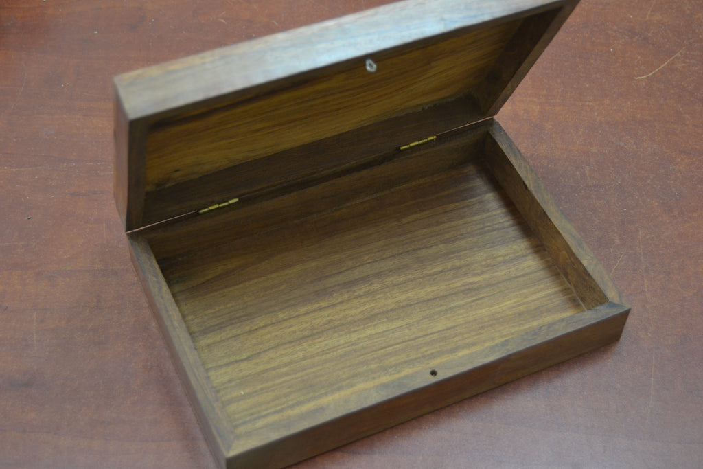 Carved Flower Wood Box - Home Office & Gifts