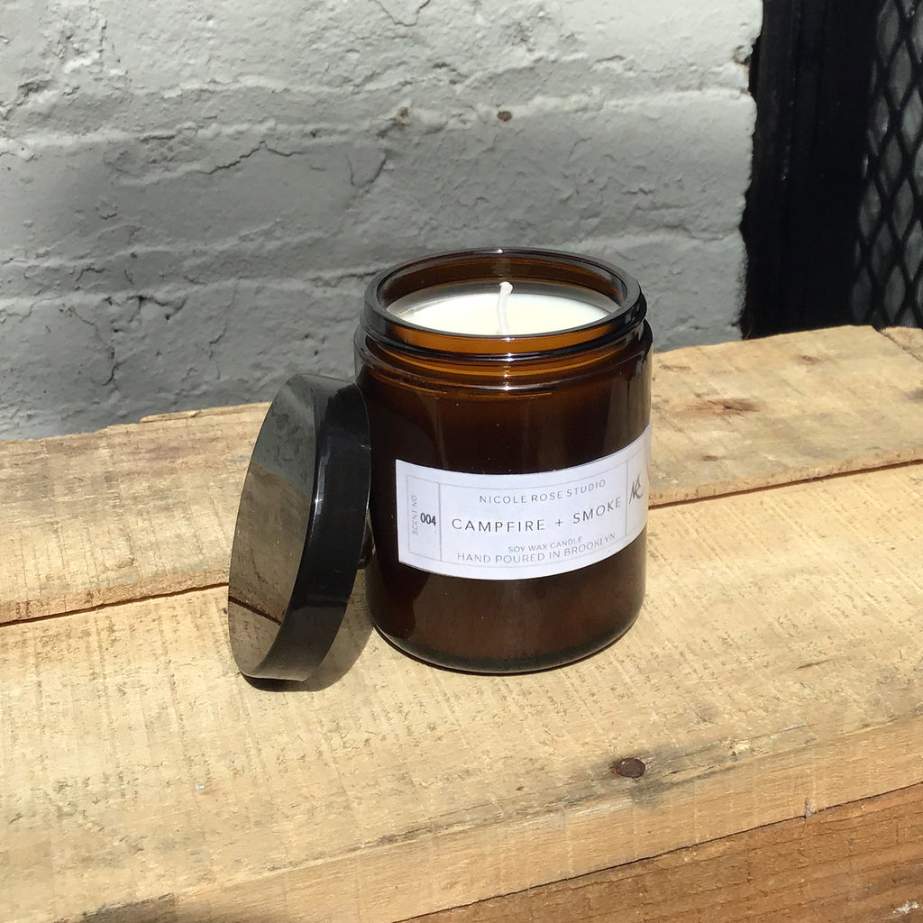 Campfire & Smoke Soy Wax Candle - Spiritual & Wellness