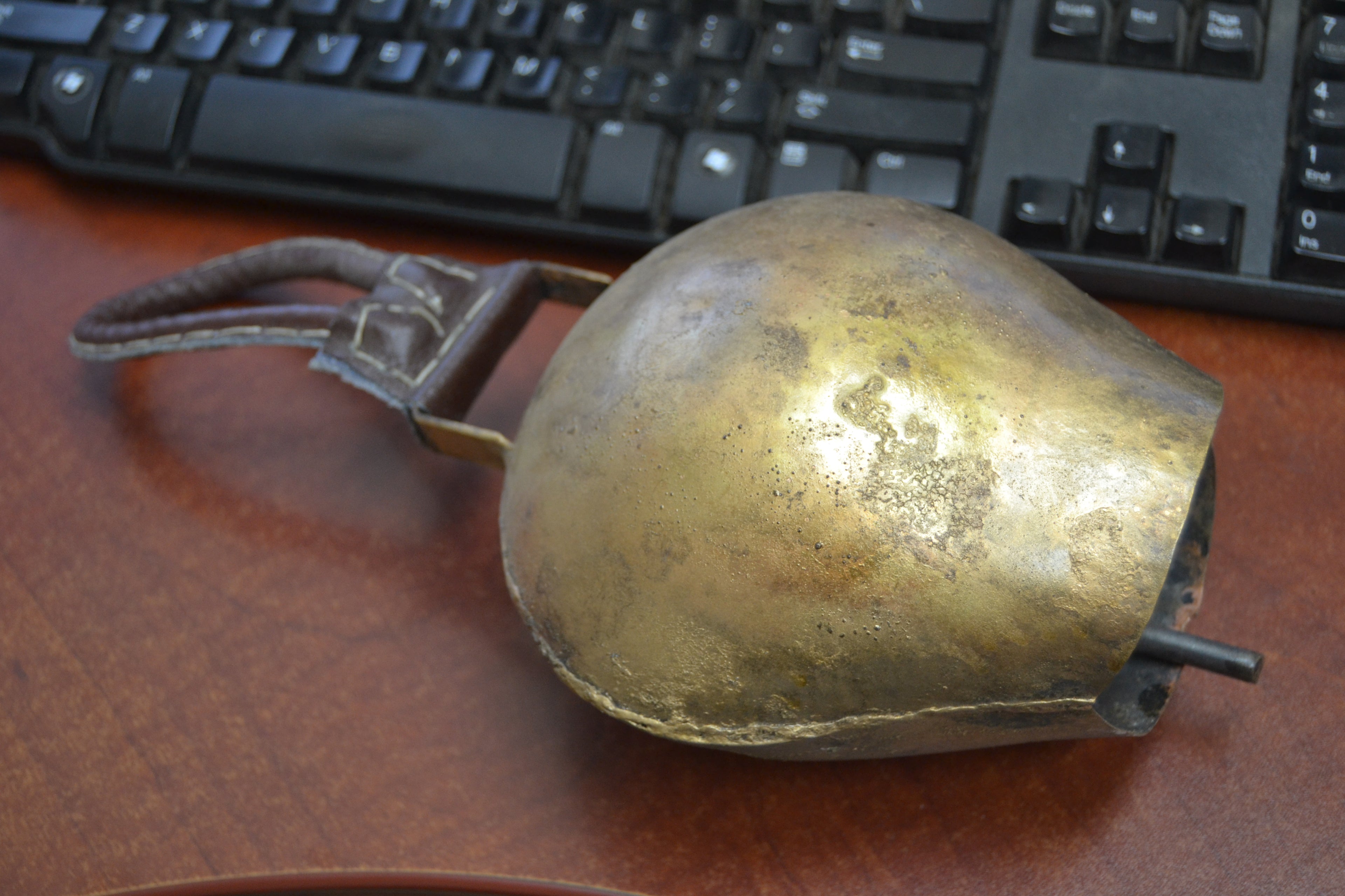 Rustic Iron Hand Bell - Rustic Home & Garden