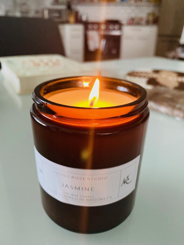 Jasmine Soy Wax Candle - Spiritual & Wellness
