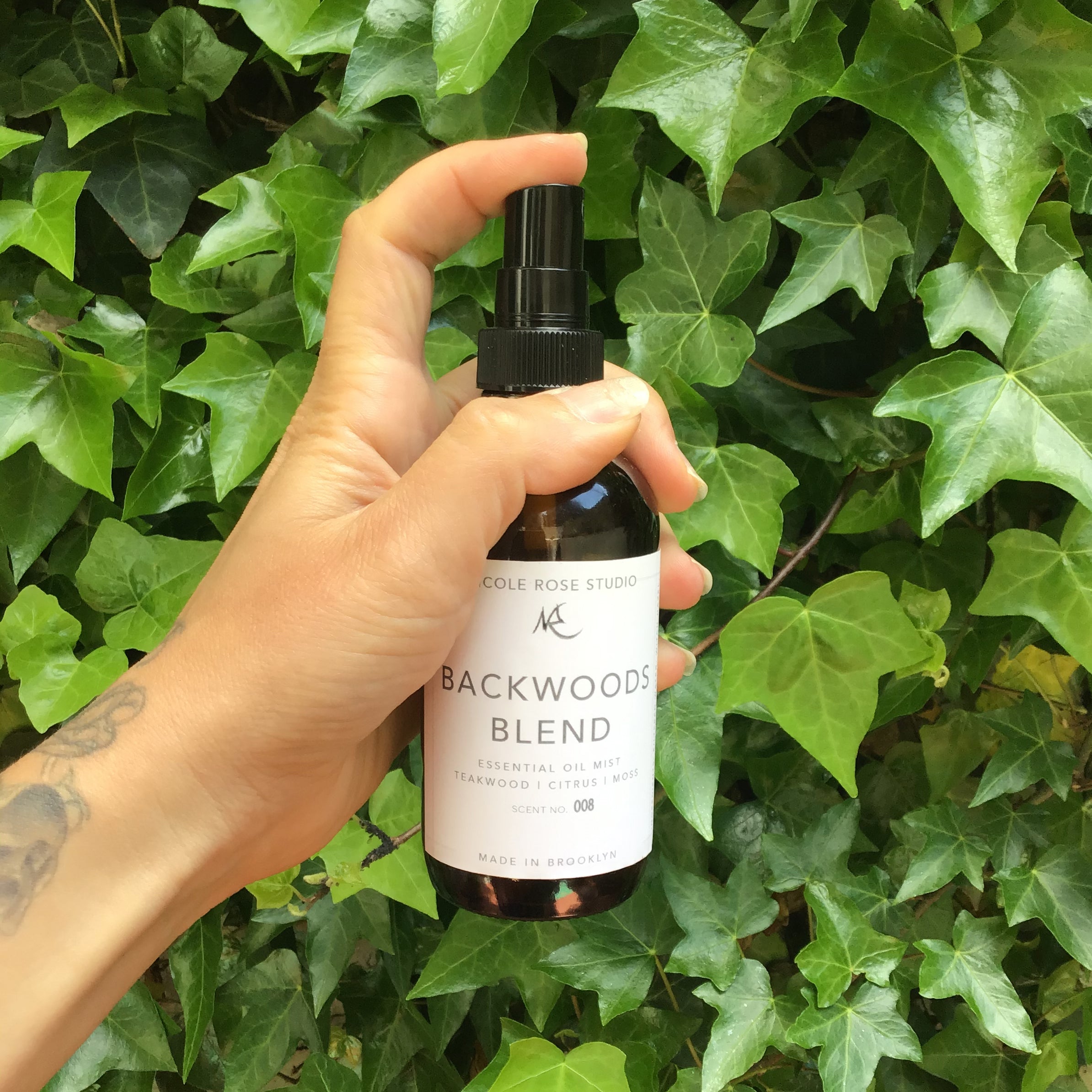 Backwoods Blend Organic Essential Oil Disinfectant Spray 4oz - Spiritual & Wellness