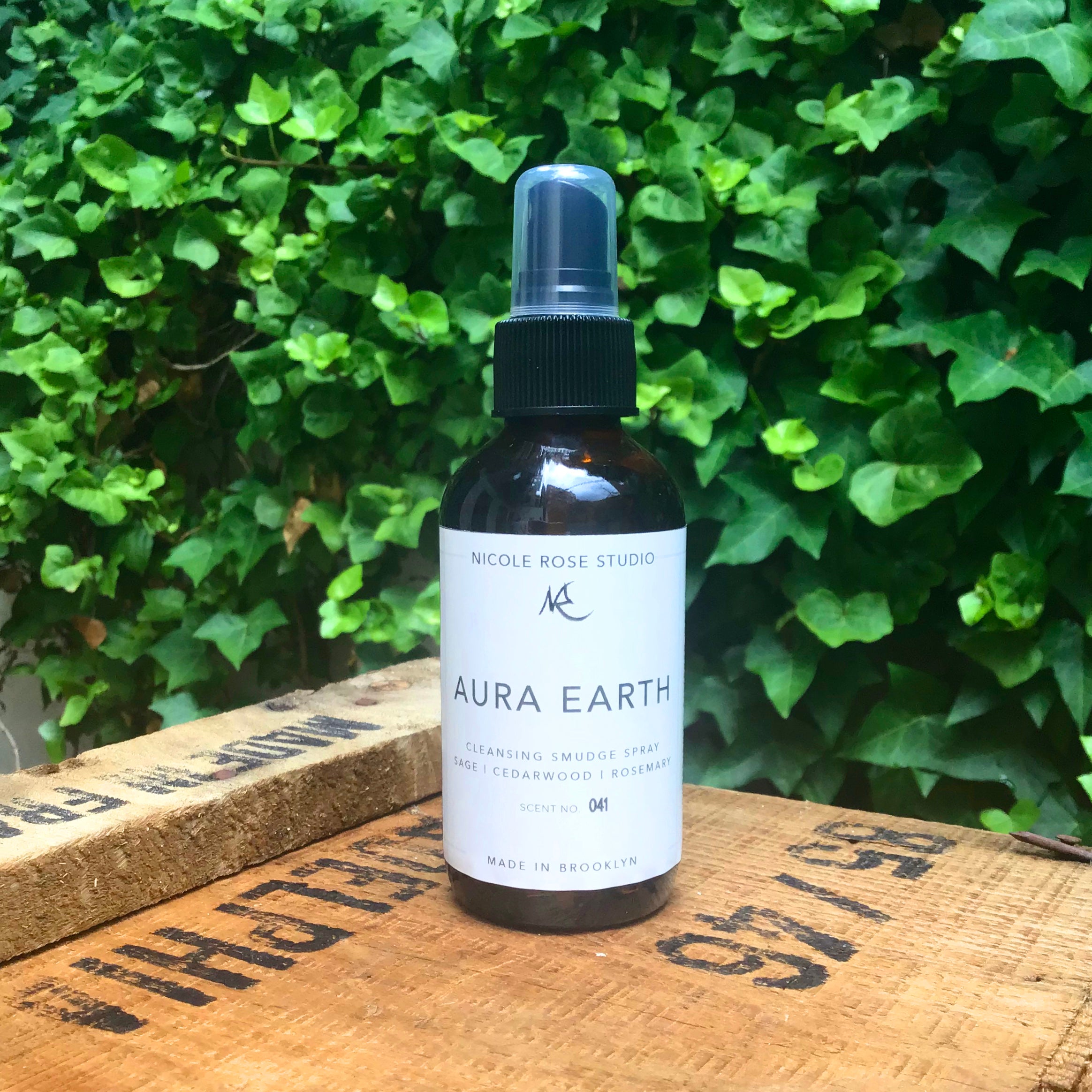 Aura Earth Sage Cleansing Smudge Spray - Spiritual & Wellness