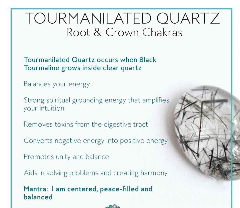 Black Tourmaline Quartz Bracelet | Handmade | Negative Energy Shield