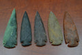 Large Agate Arrowheads – 5 Pack - Crystals & Gemstones