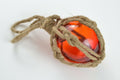 Red Glass Fishing Float 3" - Coastal Home Décor