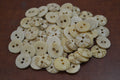 100 Pcs Strip Buffalo Bone Sewing Buttons 5/8 inch - Artisan Home Décor