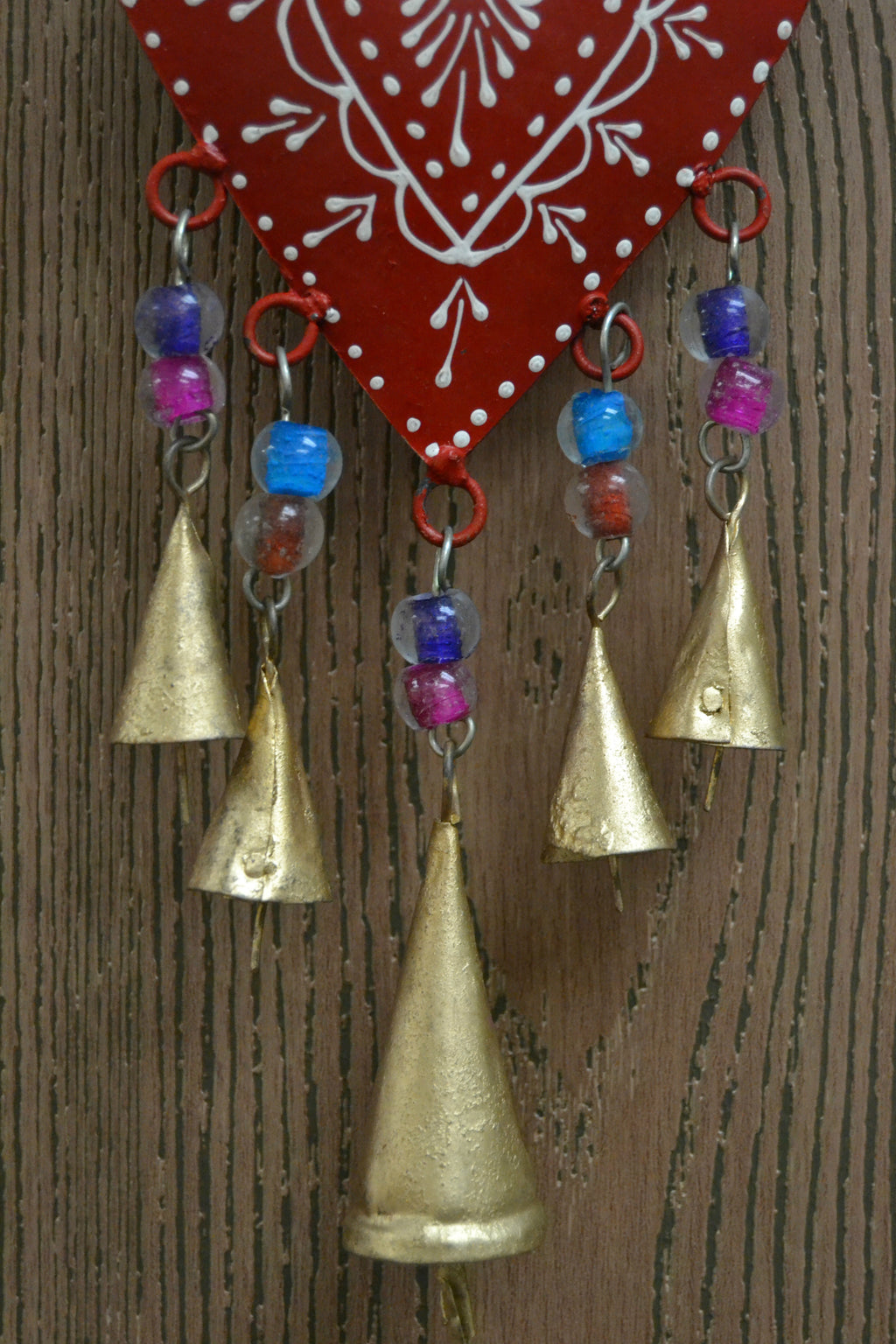 Red Heart Iron Windchime - Rustic Home & Garden