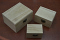 Wood Storage Boxes – 3 Piece Set - Home Office & Gifts