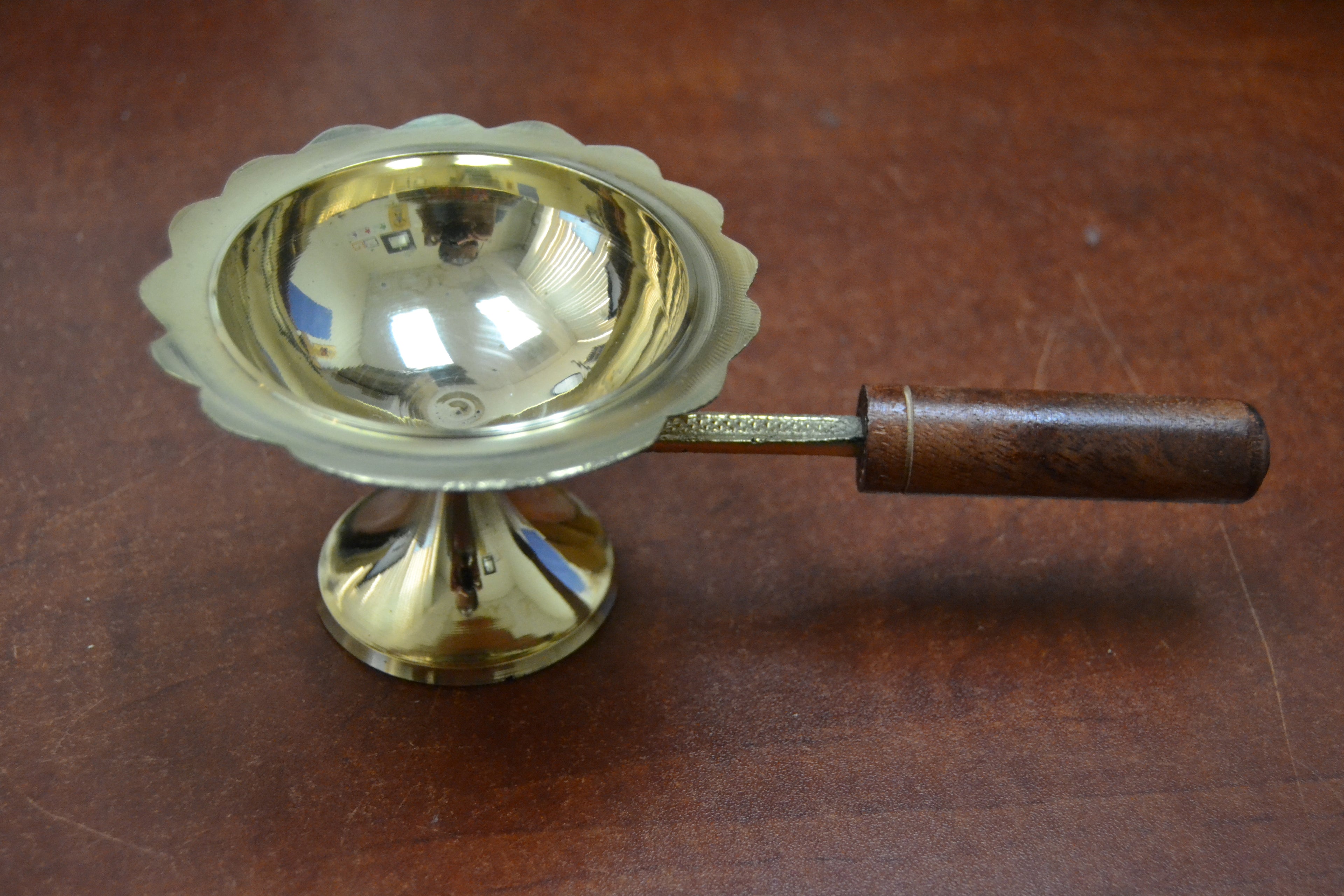 Brass Incense Burner Handler - Spiritual & Wellness