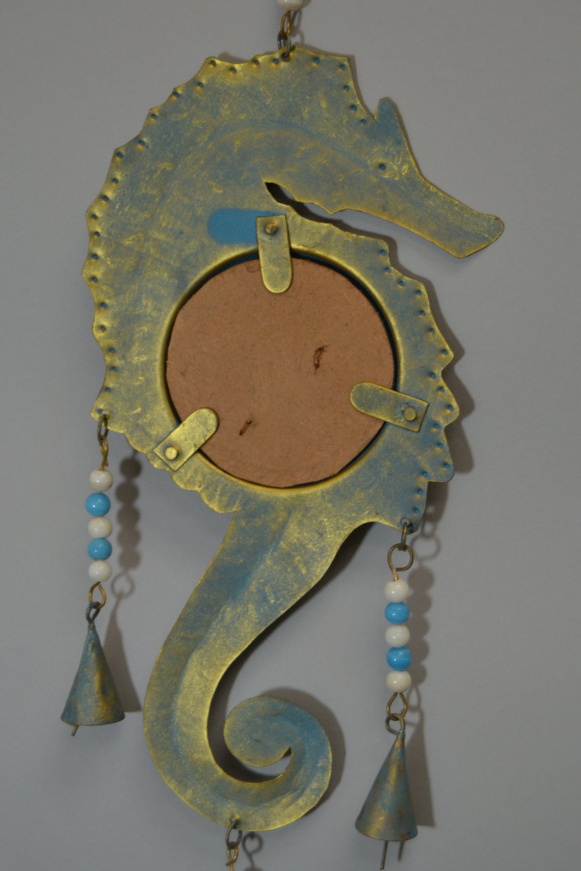 Seahorse Mirror Wall Hanger - Coastal Home Décor