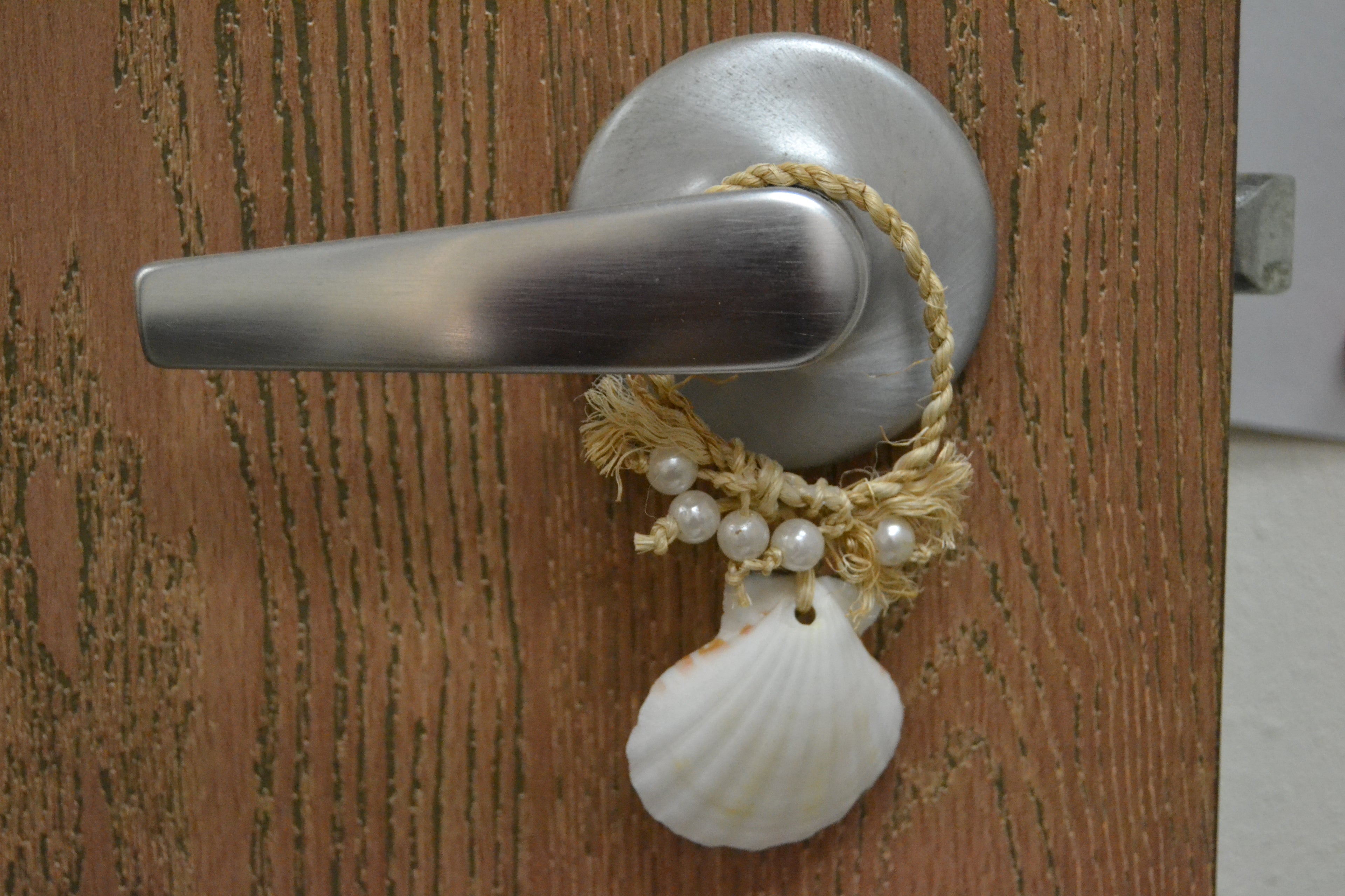 White Irish Shell Hanger - Coastal Home Décor