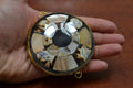Golden Mother of Pearl Trinket Box - Coastal Home Décor