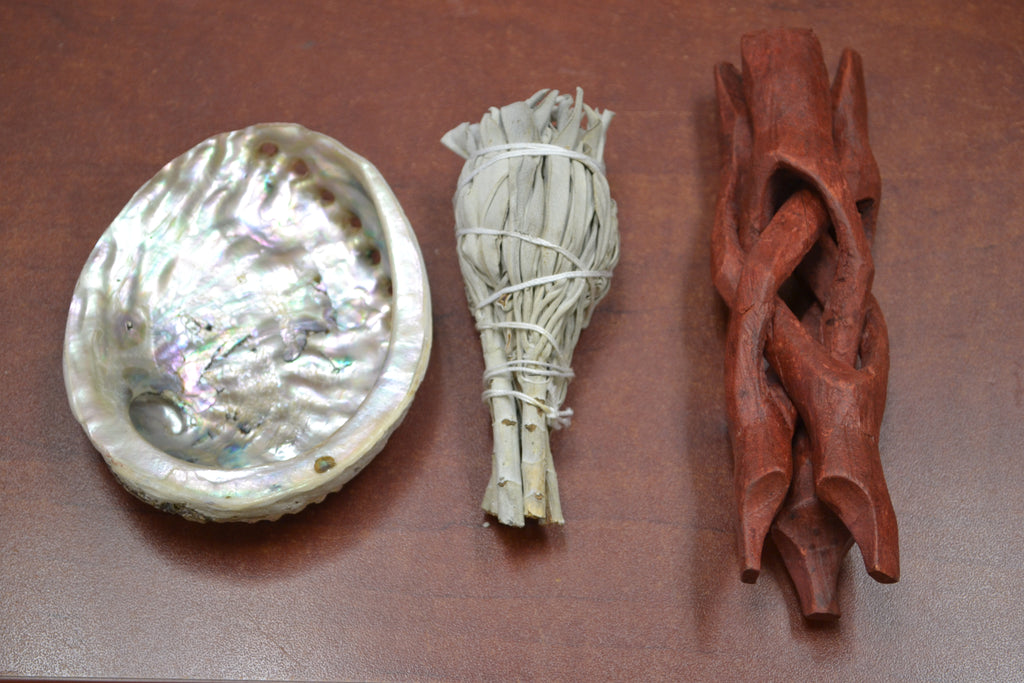 Mini Sage Smudge Kit - Sacred Smudging & Cleansing