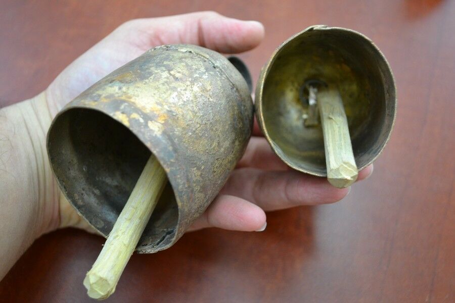 Rustic Iron Bells – 2 Pack - Rustic Home & Garden