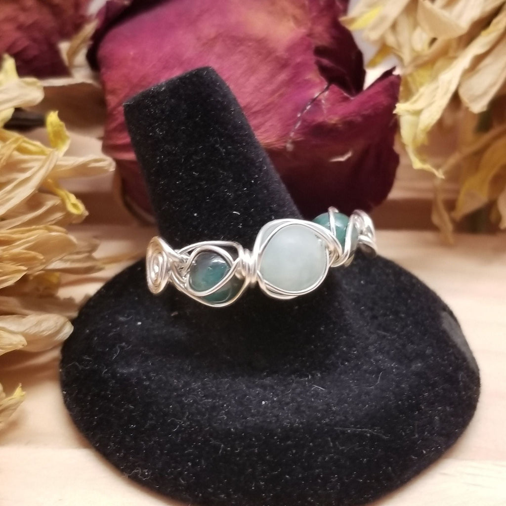 Aquamarine Emerald Ring - Rings