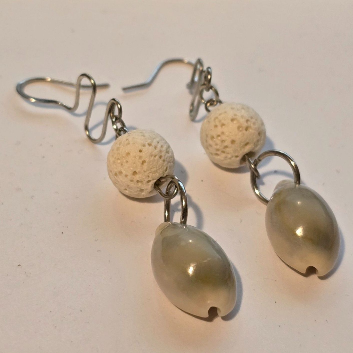 Puka Shell Earrings - Earrings