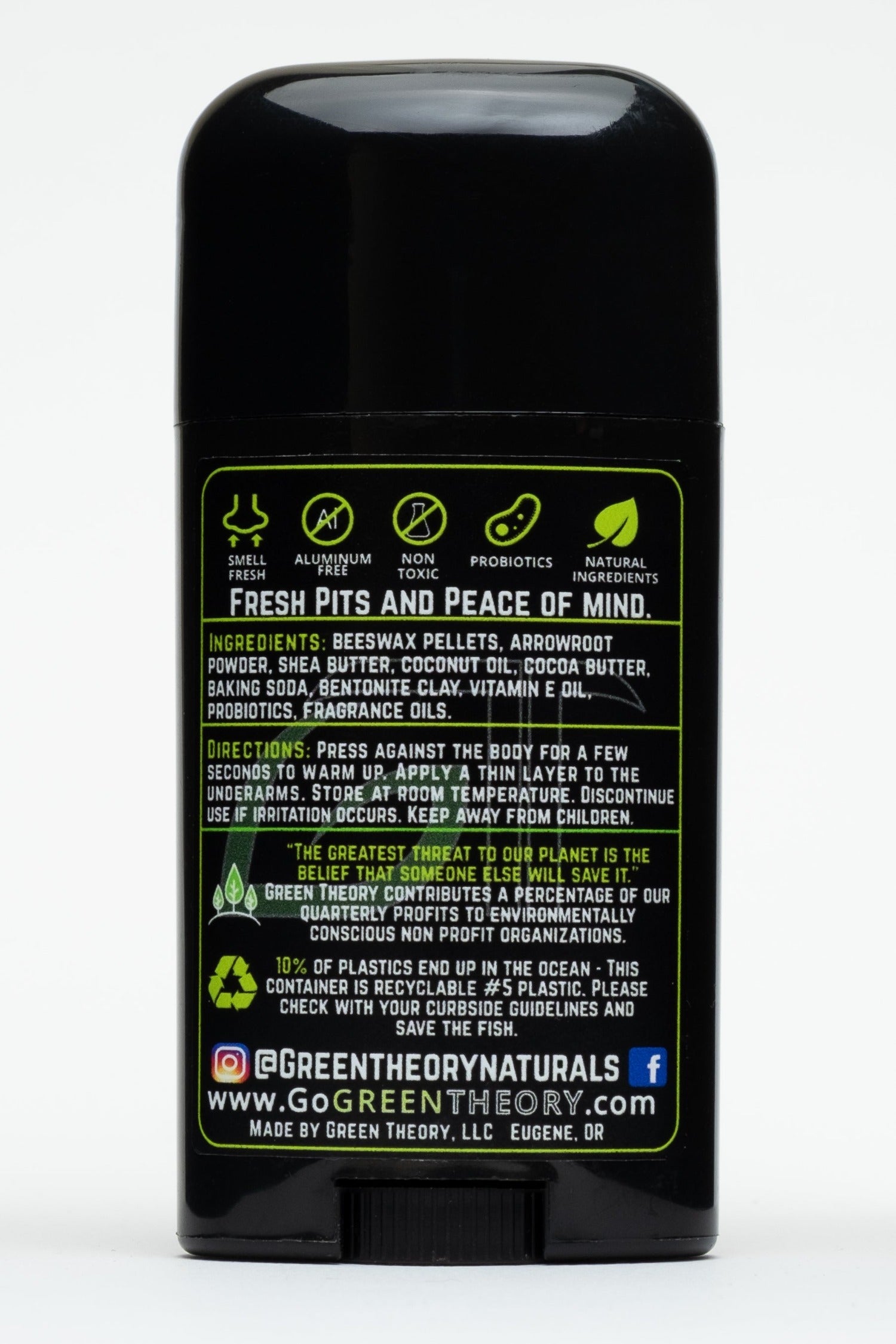 Radiant Probiotic Natural Aluminum Free Deodorant - Spiritual & Wellness