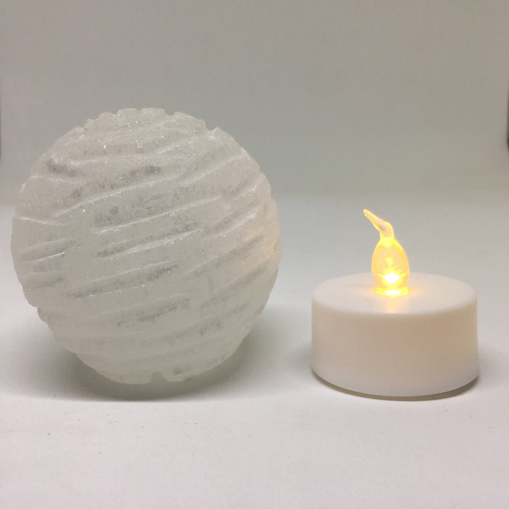 Selenite Bubble Lamp | Hand Carved | Spiritual Cleansing | WorthyVibe