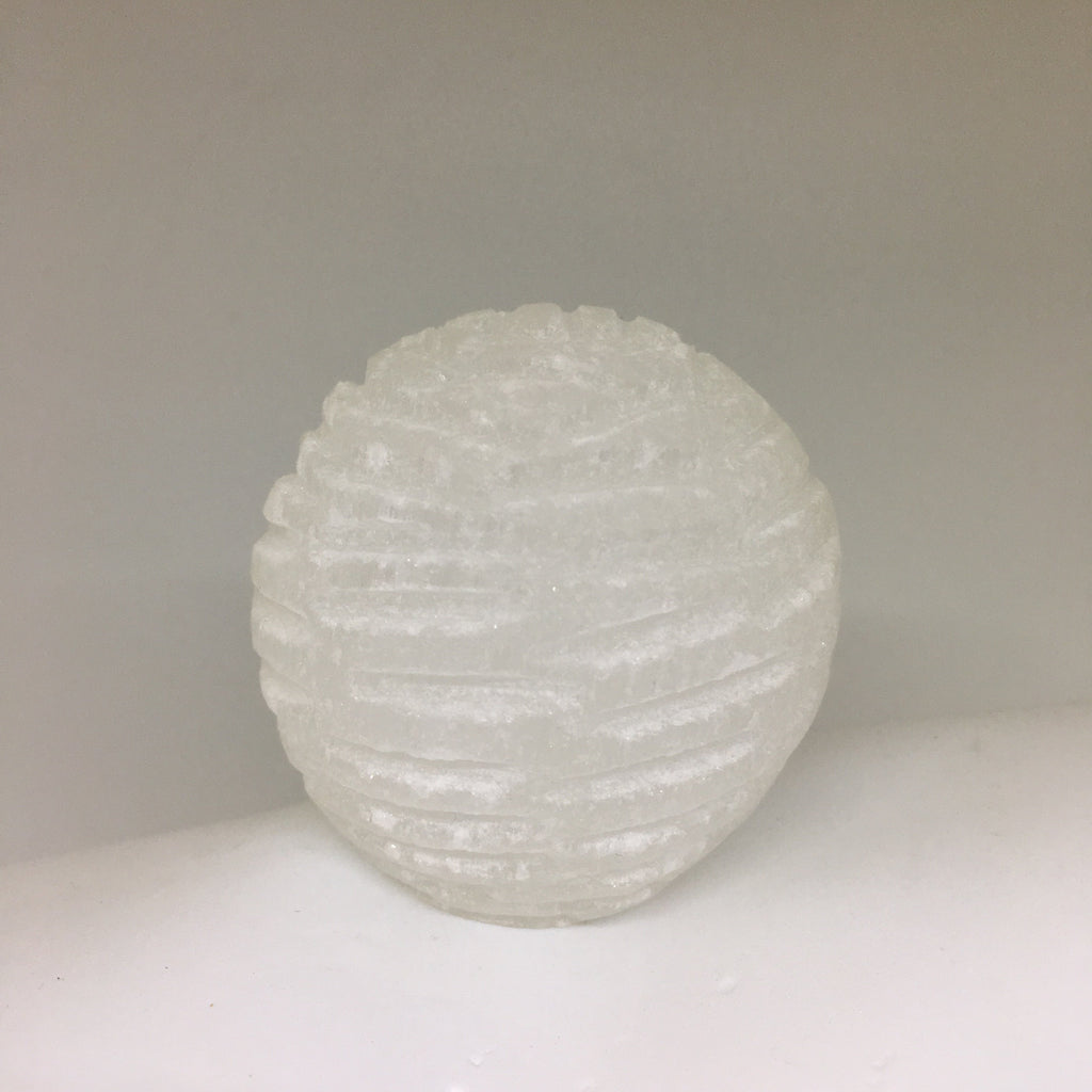 Selenite Bubble Lamp | Hand Carved | Spiritual Cleansing | WorthyVibe